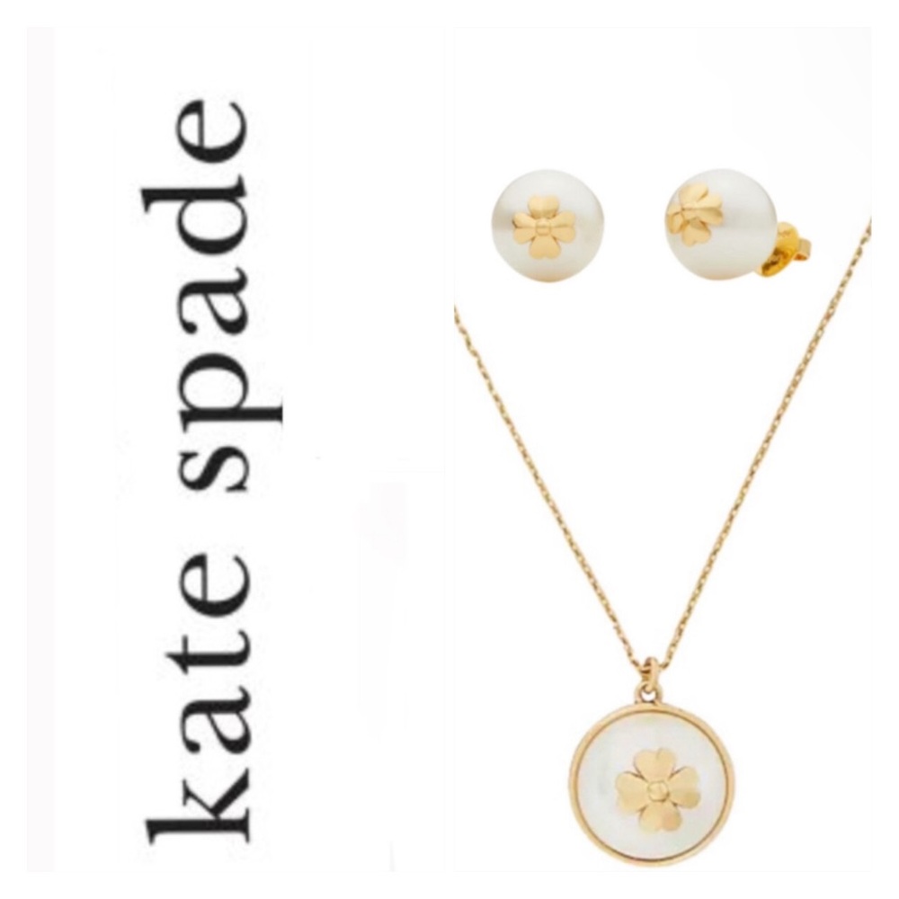 KATE SPADE ♠️ Pearls On Pearls Necklace & Earrings Set